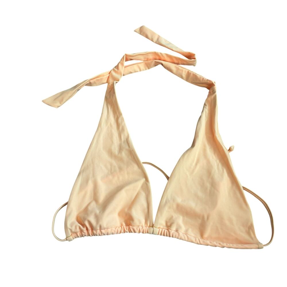 Bright Swimwear Yellow Halter Top - Size Large - NWOT